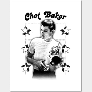 Chet Baker / Jazz Music Fan Design Posters and Art